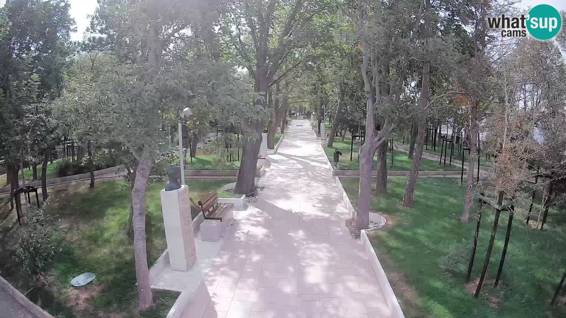 Writers’ Park Webcam Senj – Live by the Sea