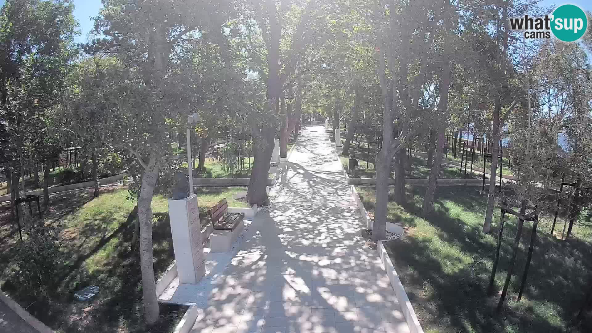 Webcam Schriftstellerpark Senj – Live am Meer