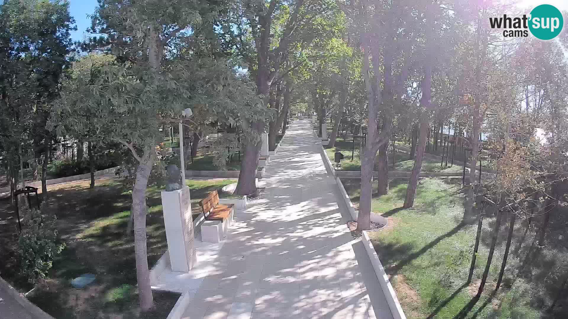 Writers’ Park Webcam Senj – Live by the Sea