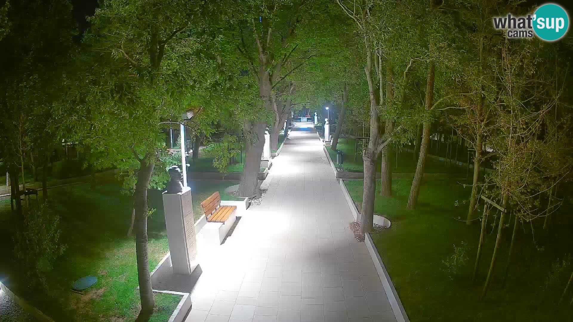 Writers’ Park Webcam Senj – Live by the Sea