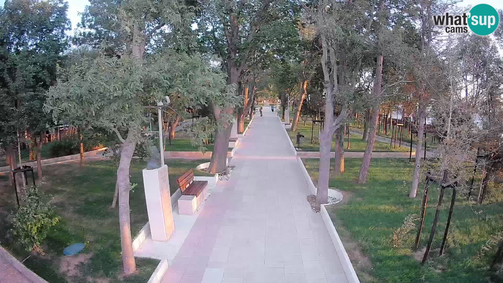 Writers’ Park Webcam Senj – Live by the Sea