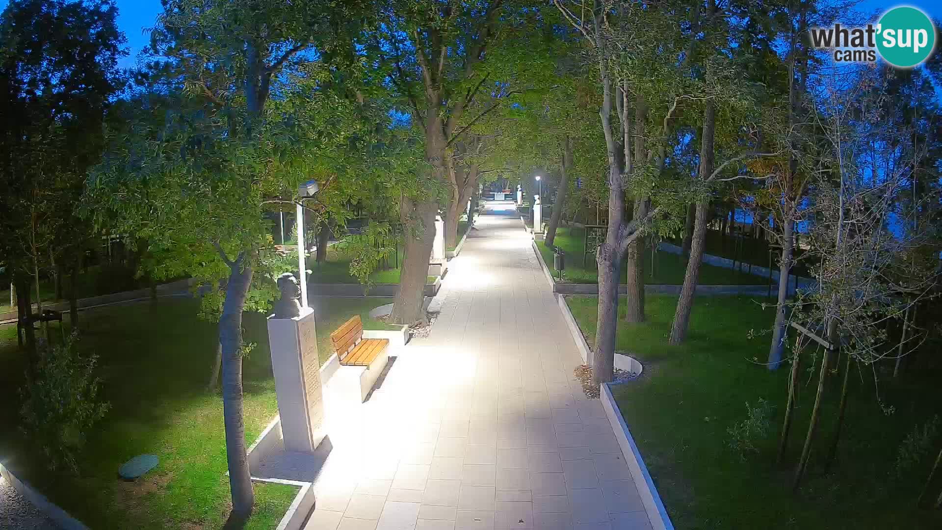 Writers’ Park Webcam Senj – Live by the Sea