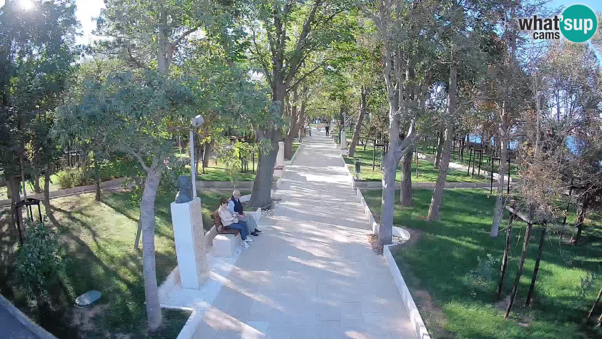 Writers’ Park Webcam Senj – Live by the Sea