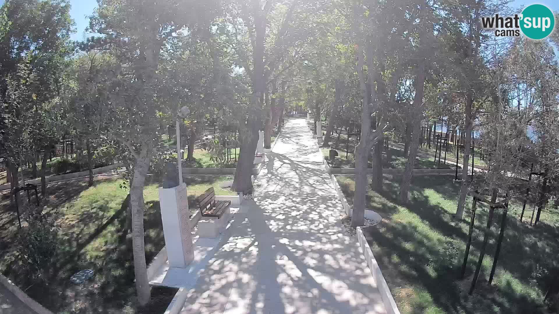 Writers’ Park Webcam Senj – Live by the Sea
