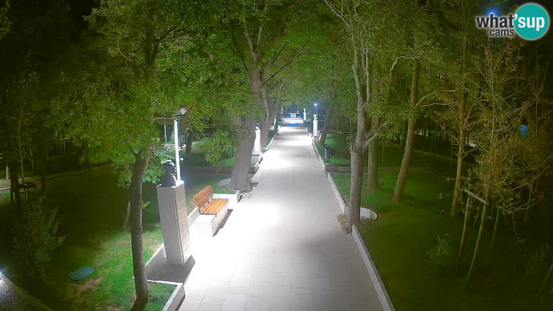 Writers’ Park Webcam Senj – Live by the Sea