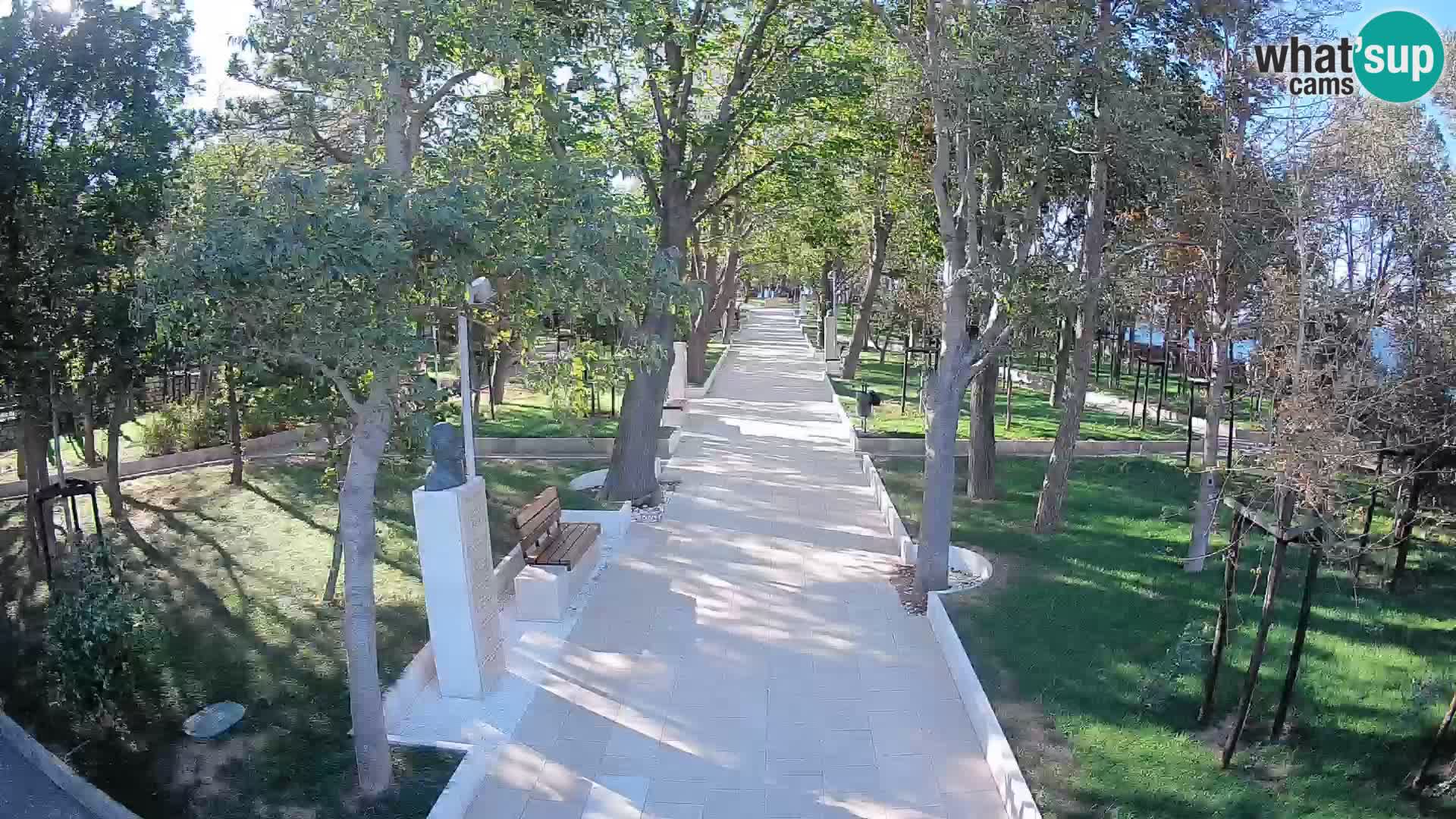 Webcam Schriftstellerpark Senj – Live am Meer
