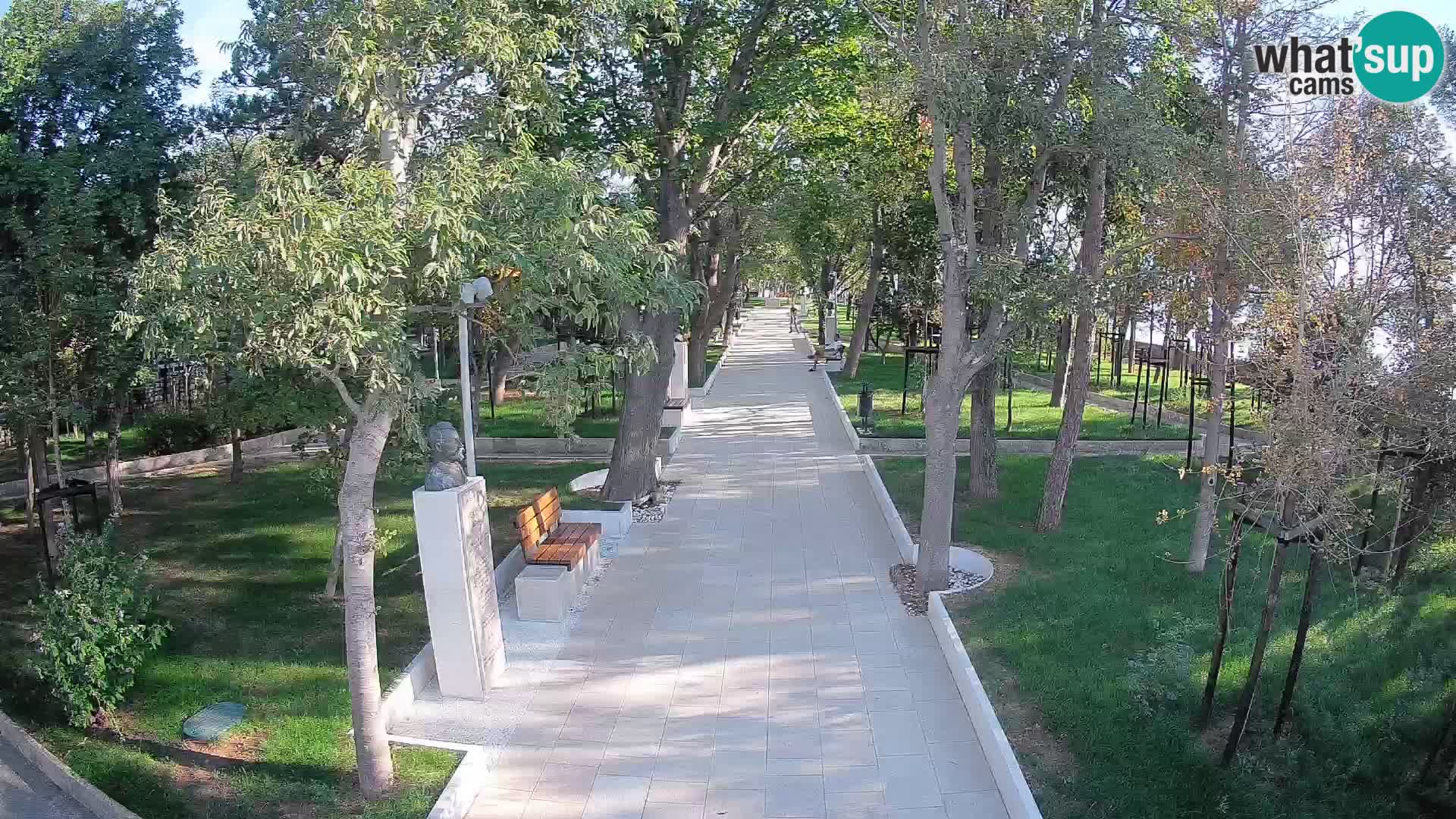 Writers’ Park Webcam Senj – Live by the Sea