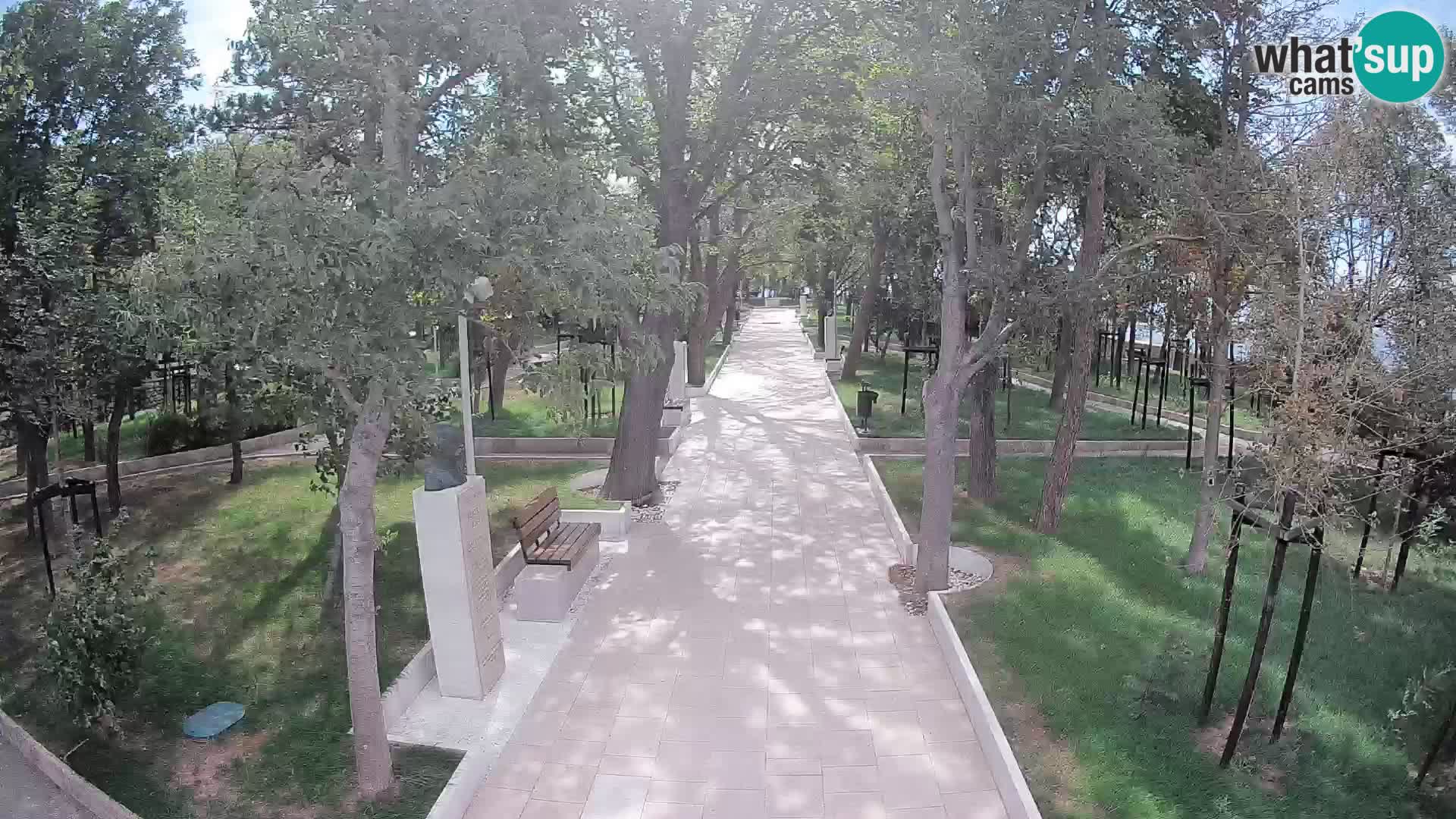 Writers’ Park Webcam Senj – Live by the Sea