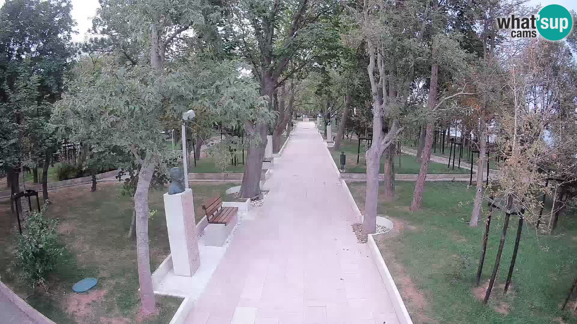 Writers’ Park Webcam Senj – Live by the Sea
