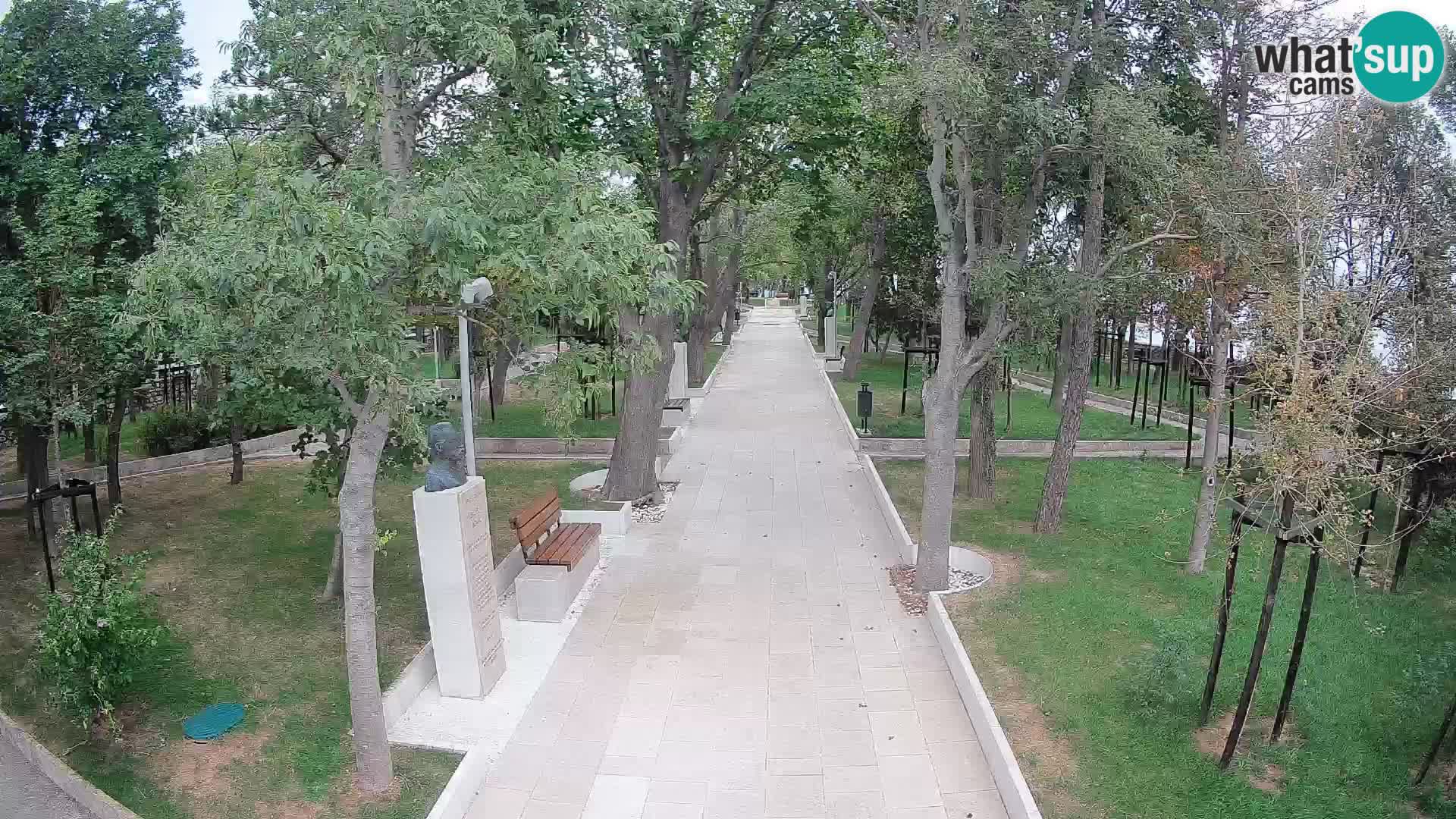Writers’ Park Webcam Senj – Live by the Sea