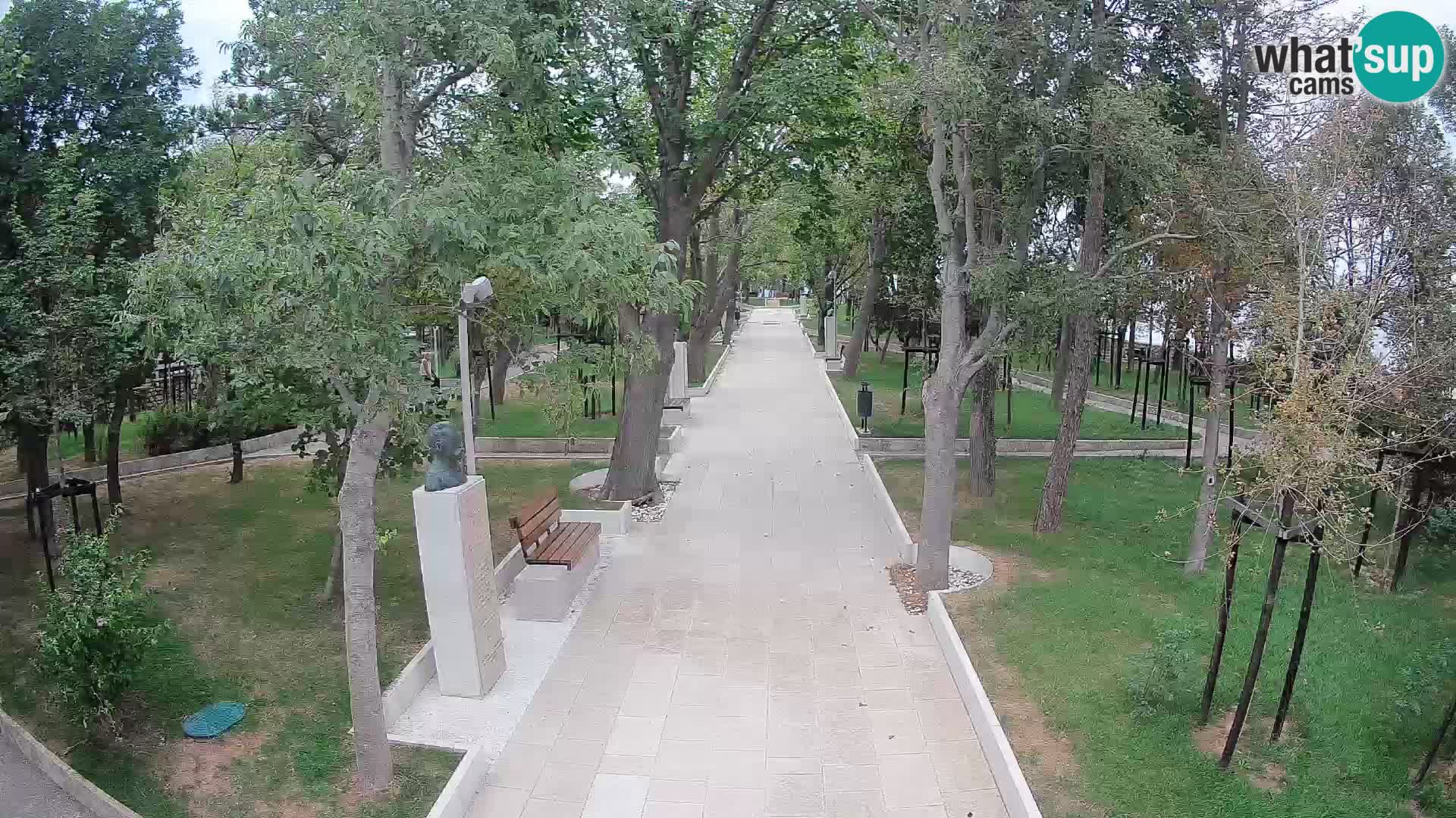 Writers’ Park Webcam Senj – Live by the Sea