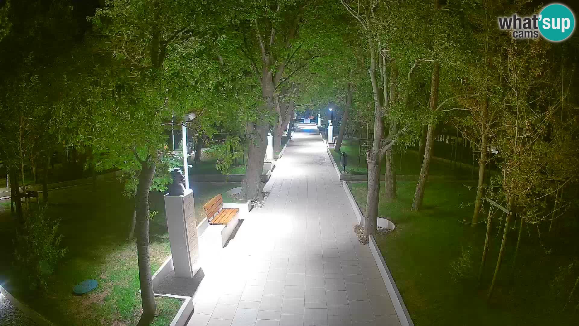 Writers’ Park Webcam Senj – Live by the Sea