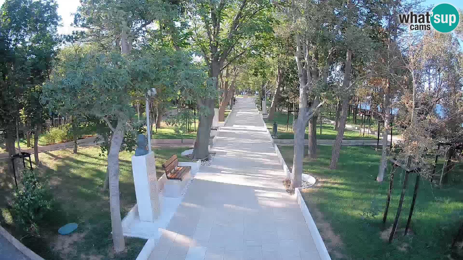 Webcam Schriftstellerpark Senj – Live am Meer