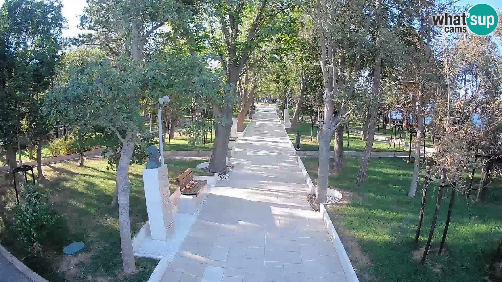 Webcam Schriftstellerpark Senj – Live am Meer