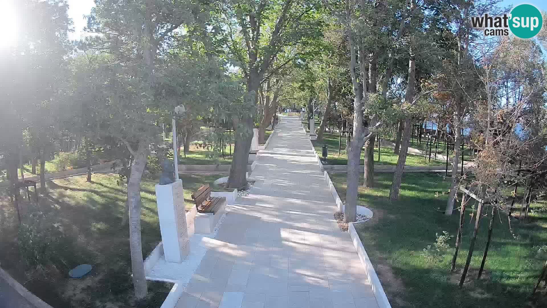Webcam Schriftstellerpark Senj – Live am Meer