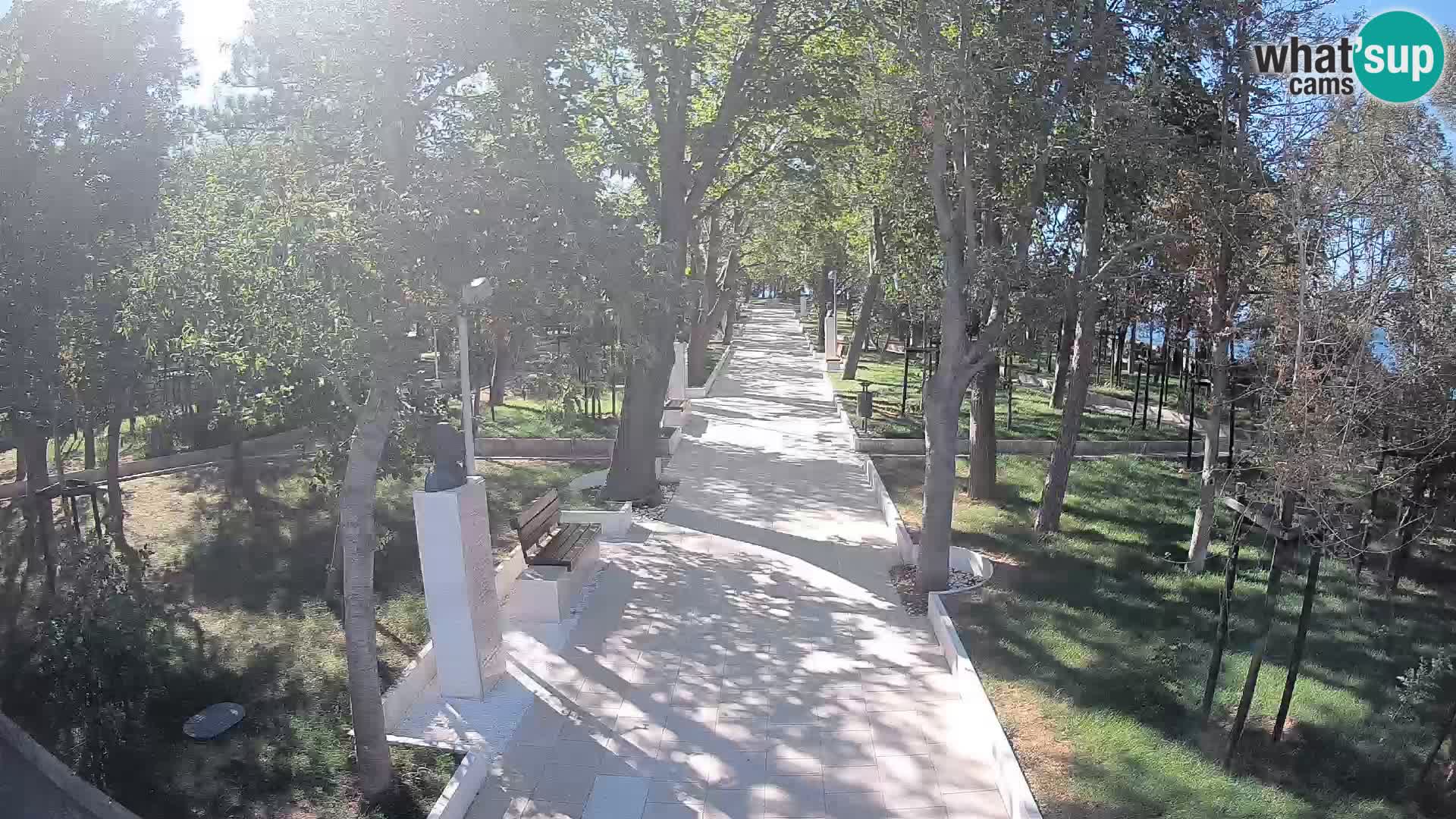 Writers’ Park Webcam Senj – Live by the Sea