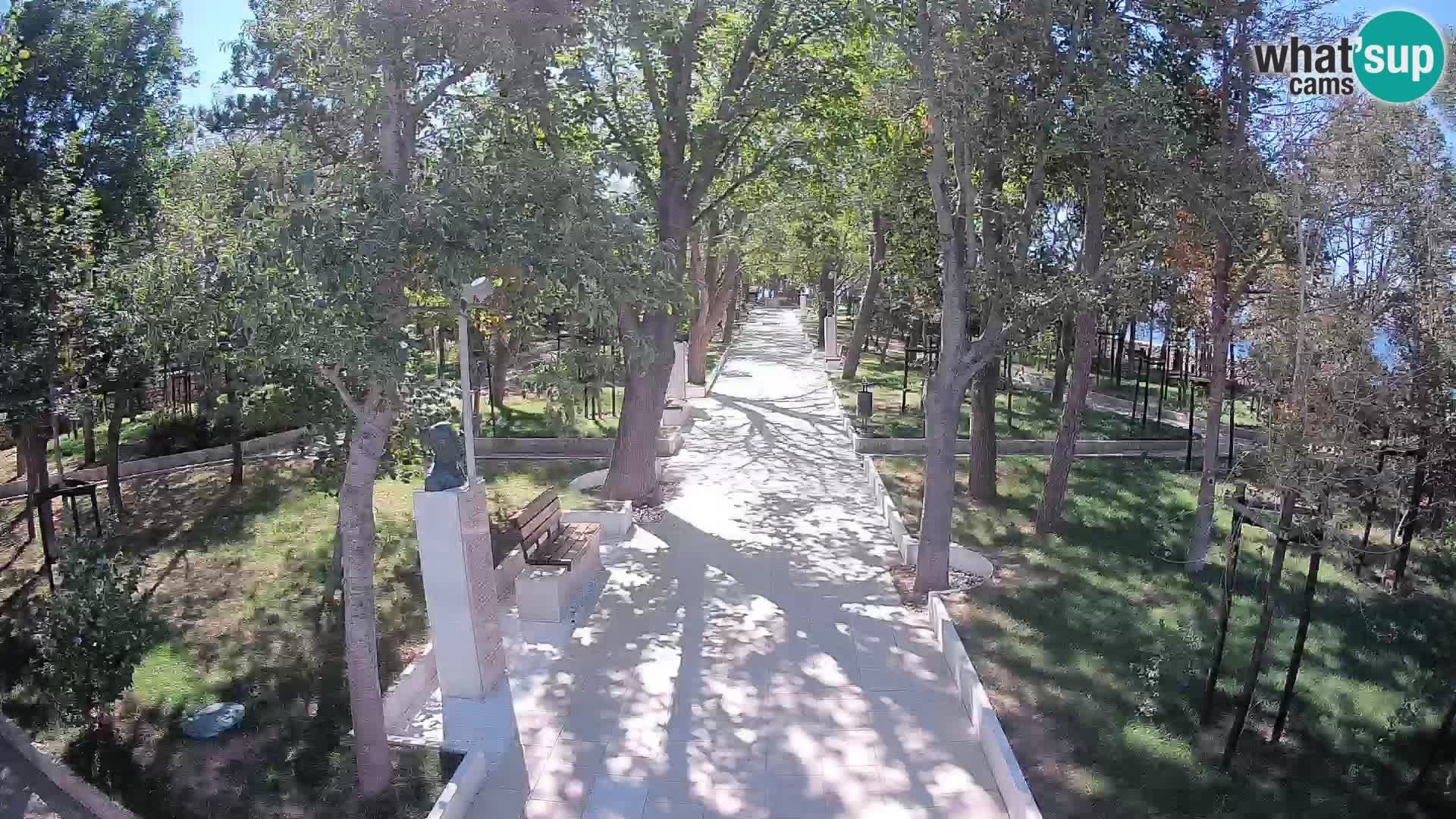 Webcam Schriftstellerpark Senj – Live am Meer