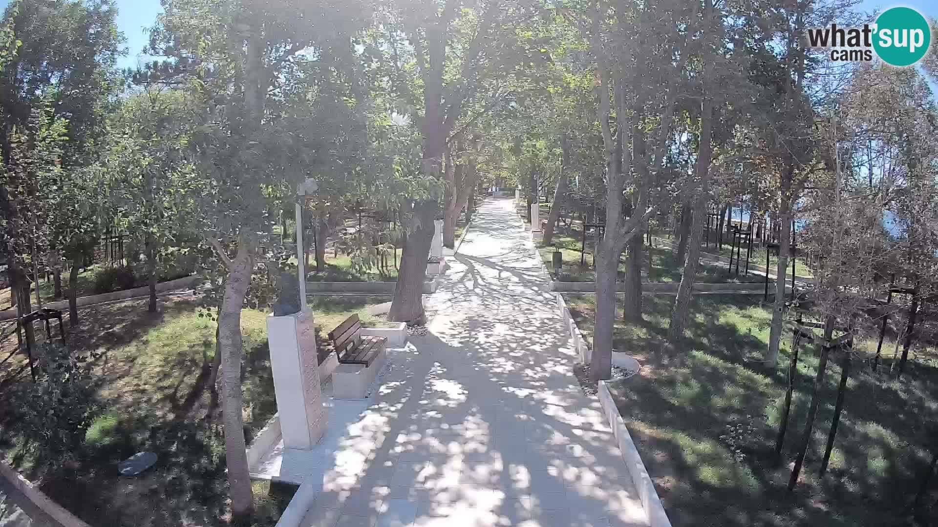 Writers’ Park Webcam Senj – Live by the Sea