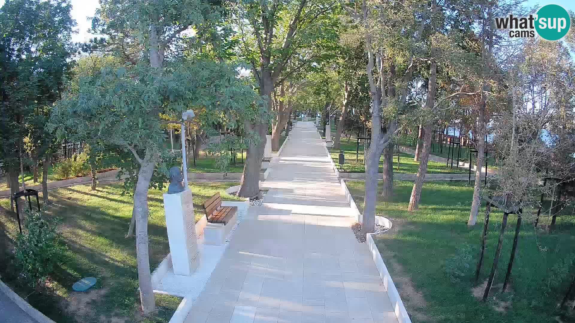 Writers’ Park Webcam Senj – Live by the Sea