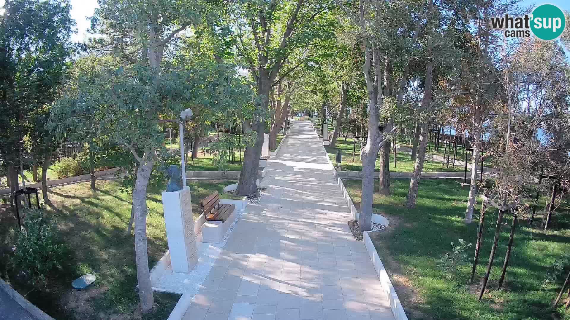 Writers’ Park Webcam Senj – Live by the Sea