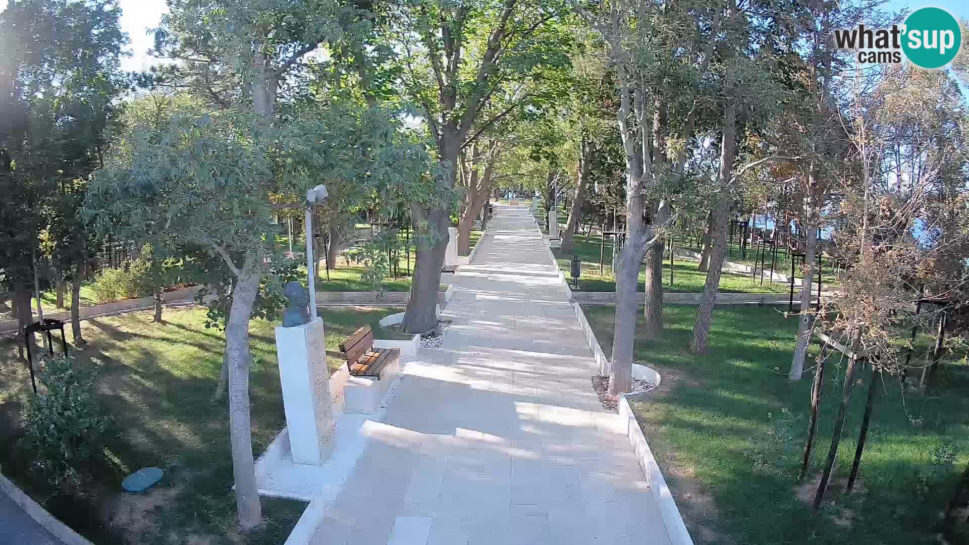 Writers’ Park Webcam Senj – Live by the Sea