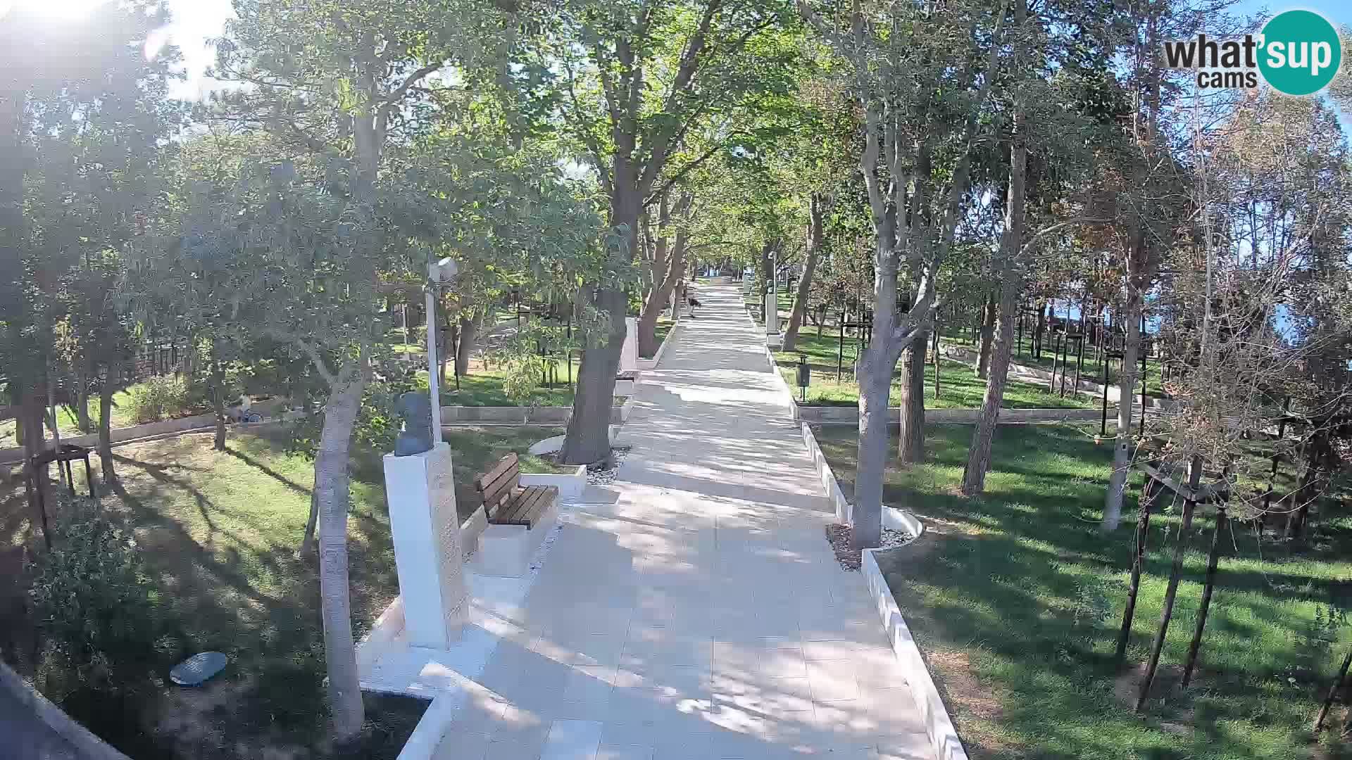 Writers’ Park Webcam Senj – Live by the Sea