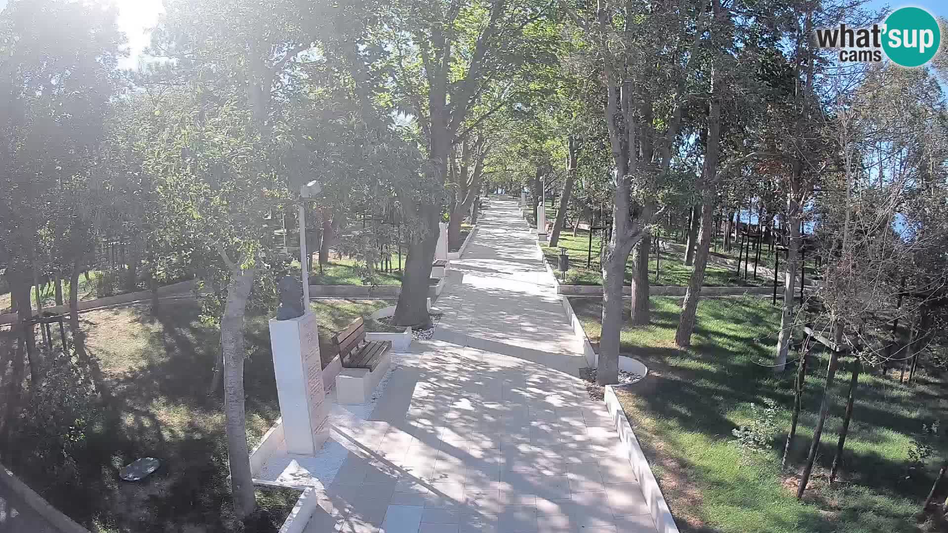 Writers’ Park Webcam Senj – Live by the Sea