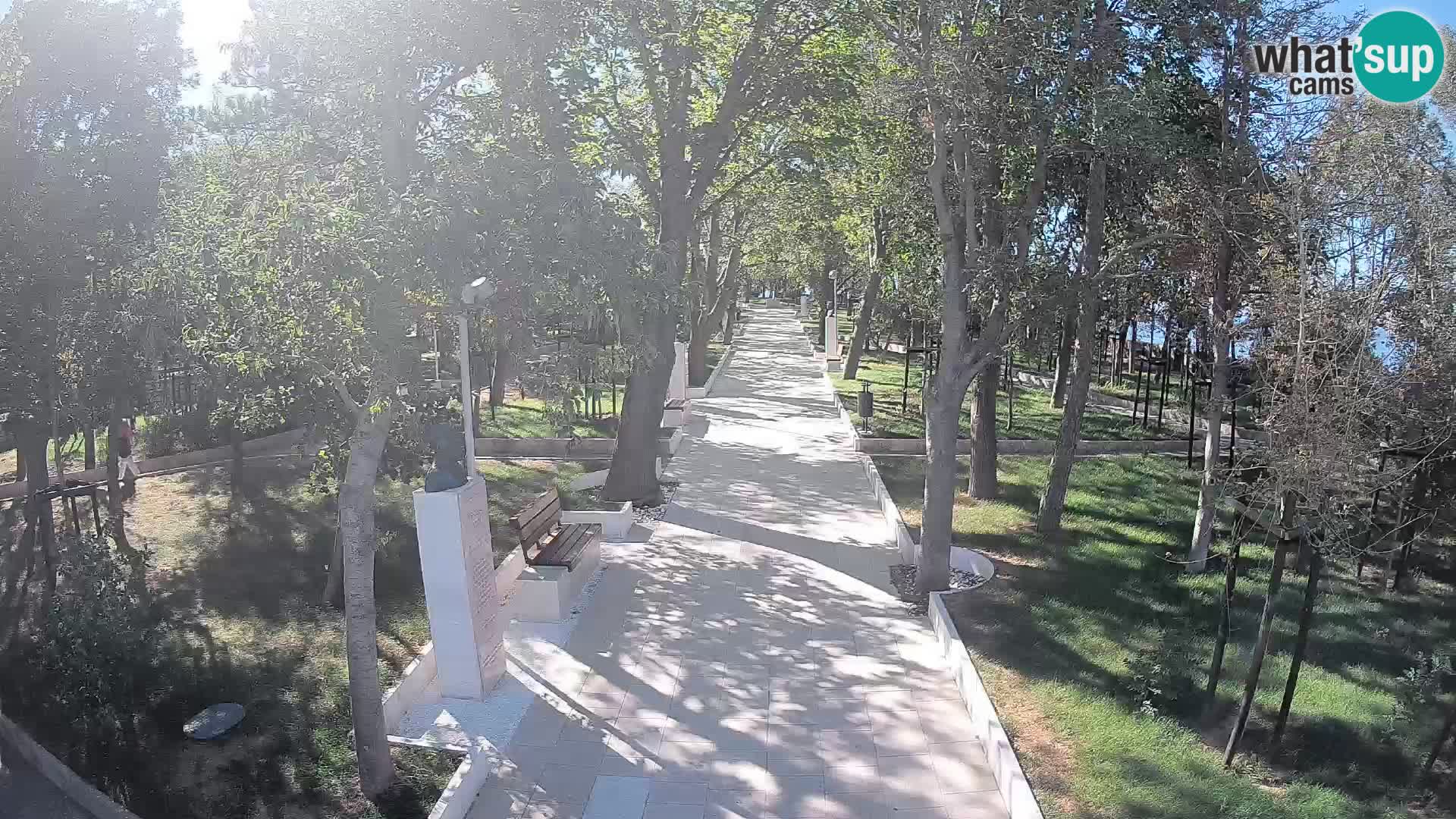 Writers’ Park Webcam Senj – Live by the Sea