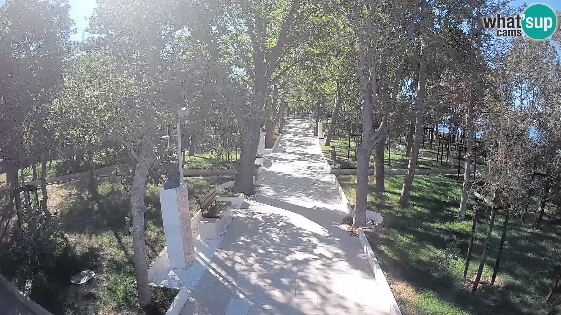 Writers’ Park Webcam Senj – Live by the Sea