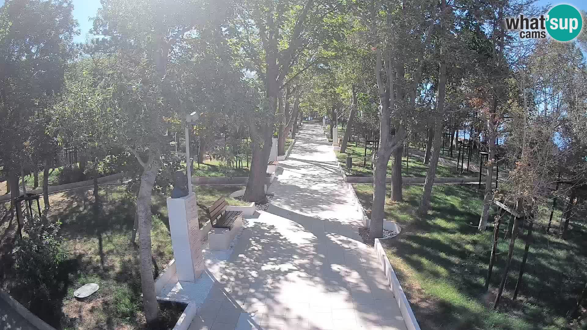 Writers’ Park Webcam Senj – Live by the Sea