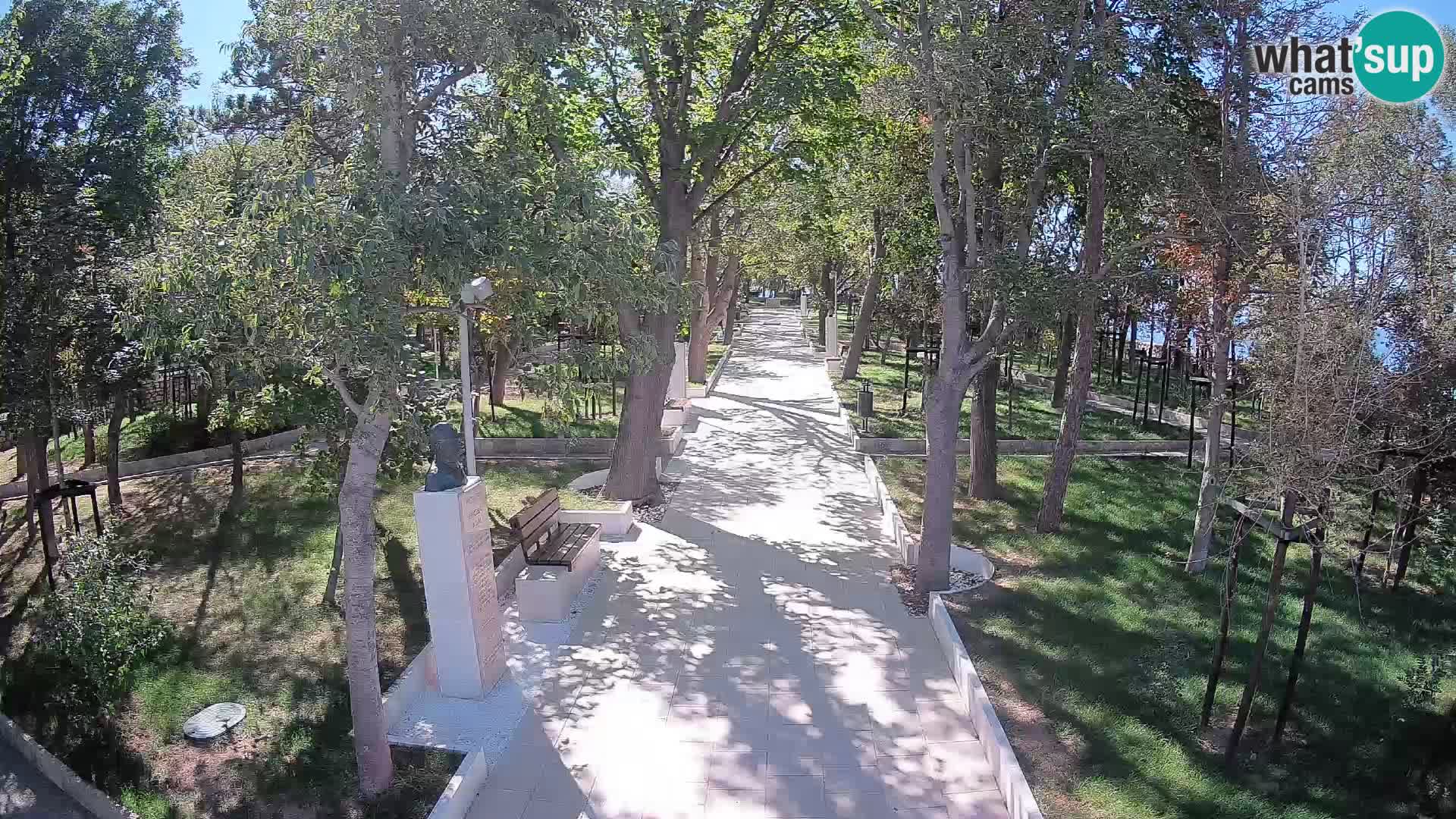 Writers’ Park Webcam Senj – Live by the Sea