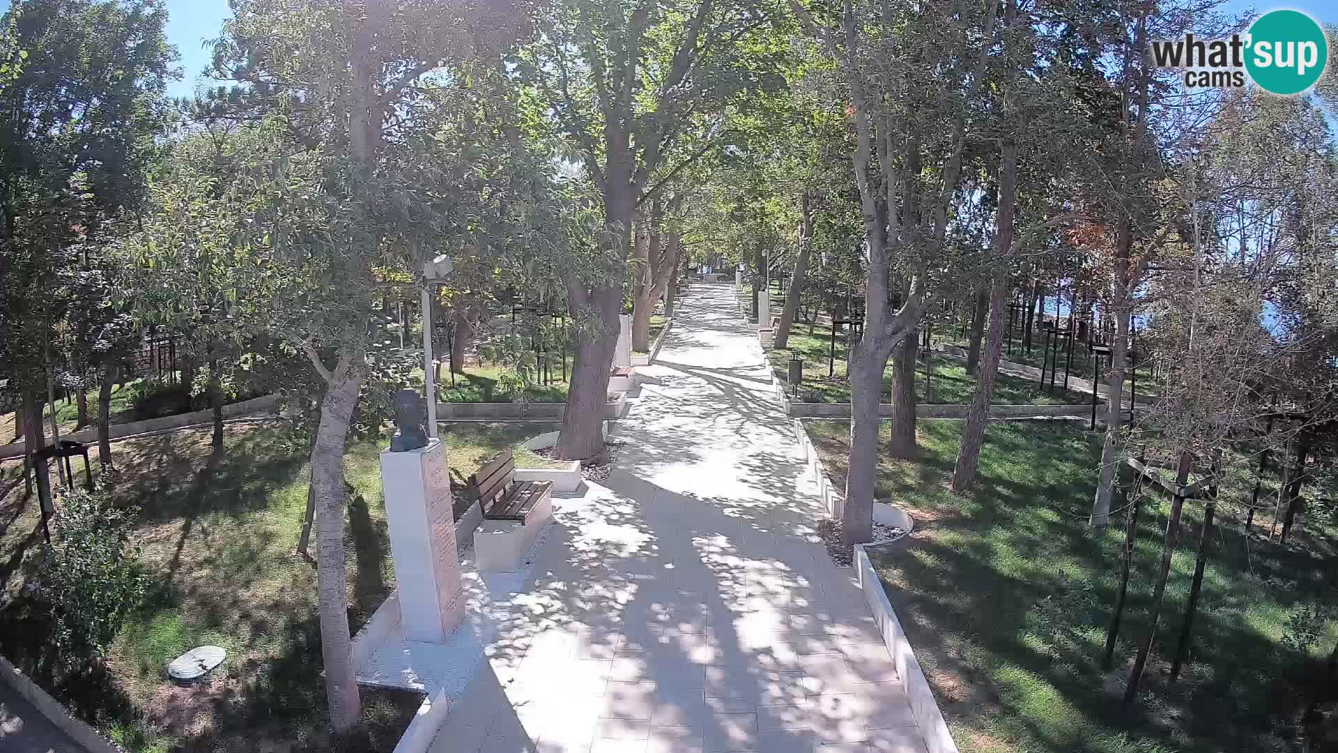 Writers’ Park Webcam Senj – Live by the Sea