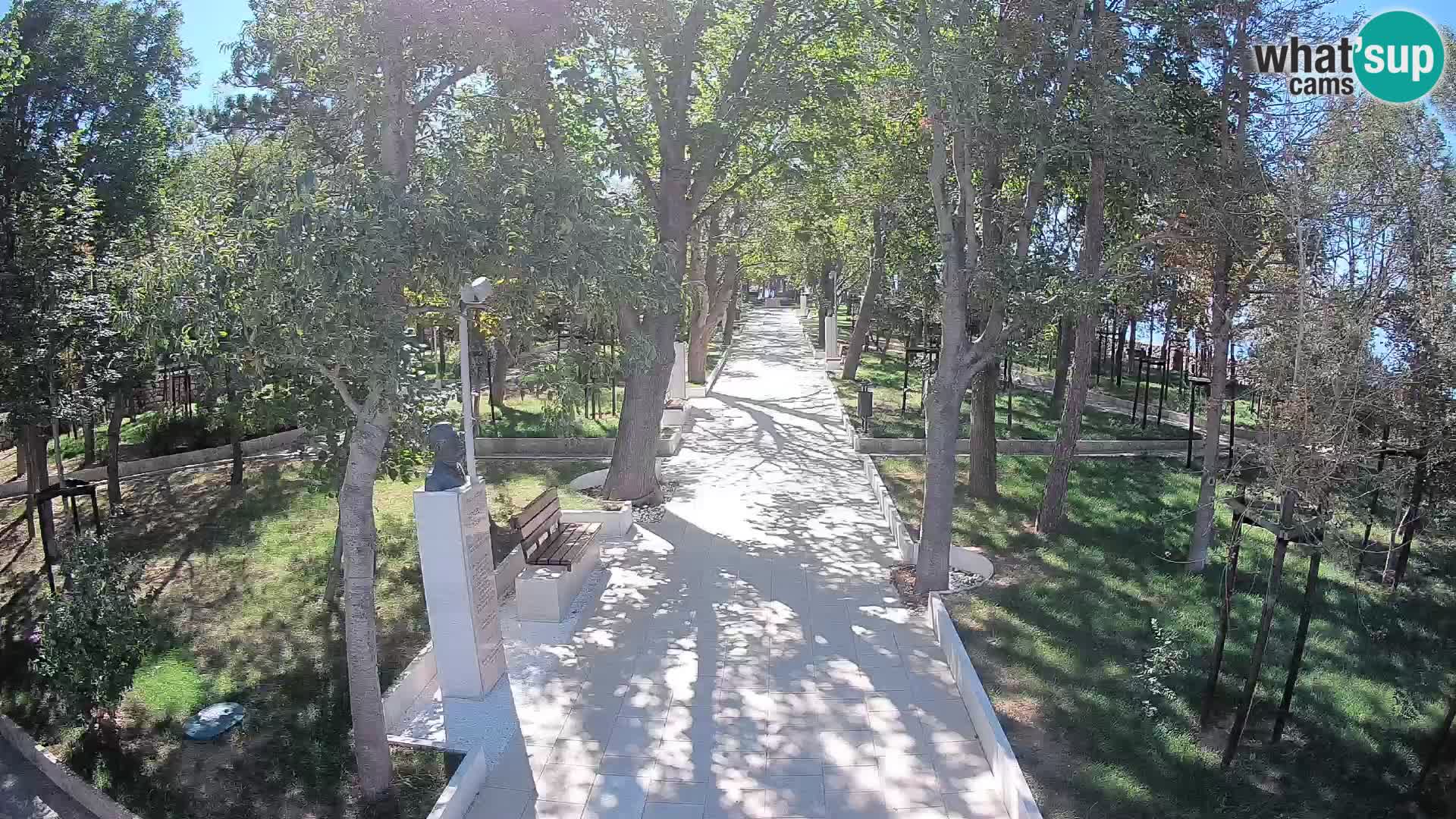Writers’ Park Webcam Senj – Live by the Sea