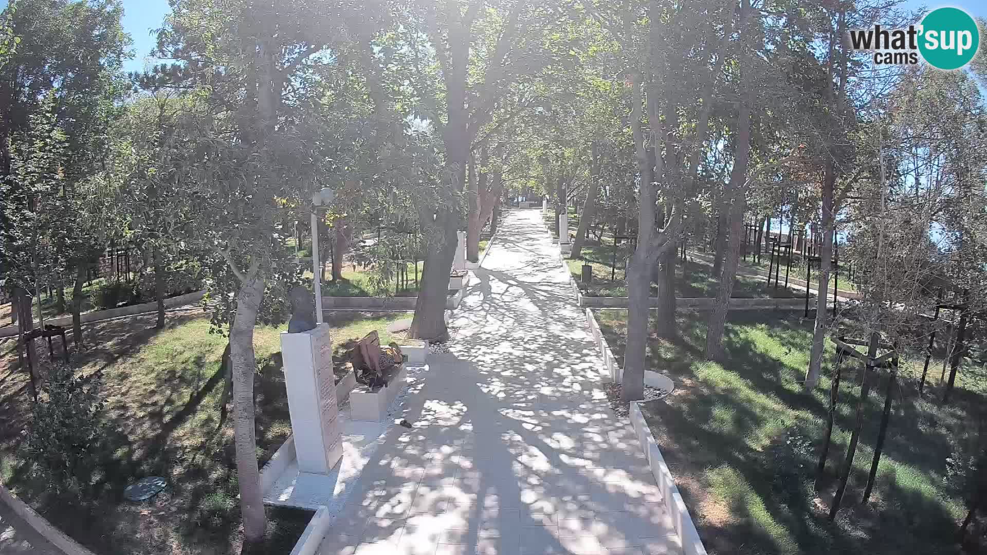 Writers’ Park Webcam Senj – Live by the Sea
