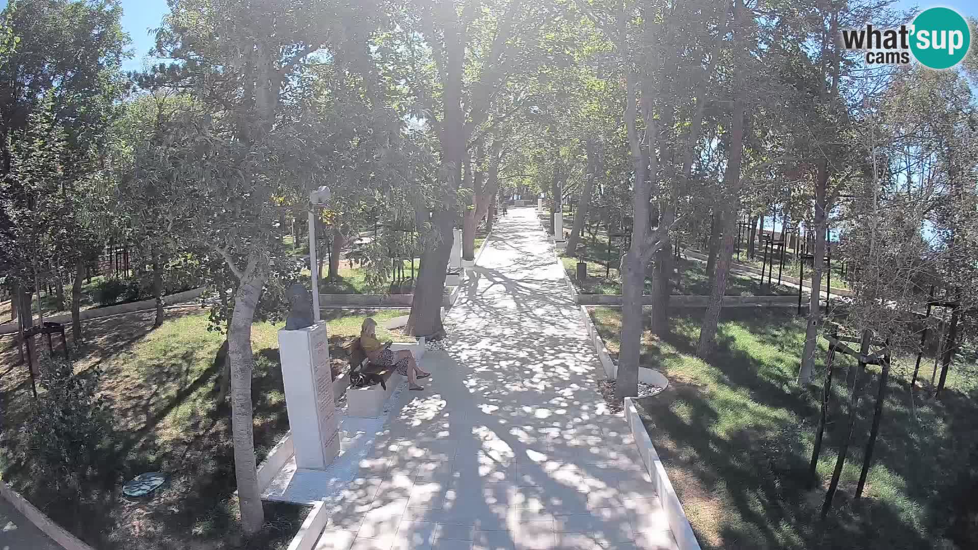 Writers’ Park Webcam Senj – Live by the Sea