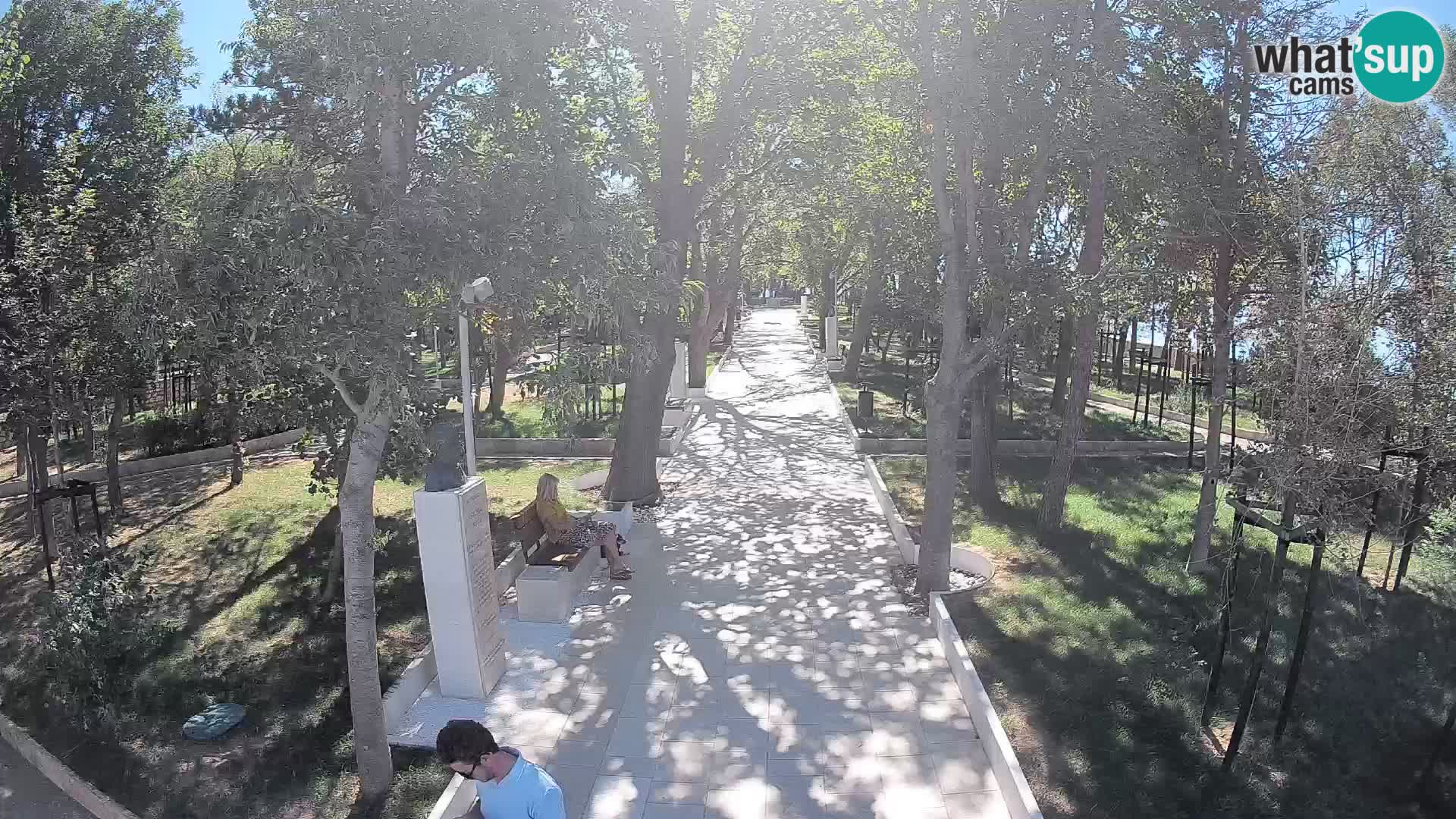 Writers’ Park Webcam Senj – Live by the Sea