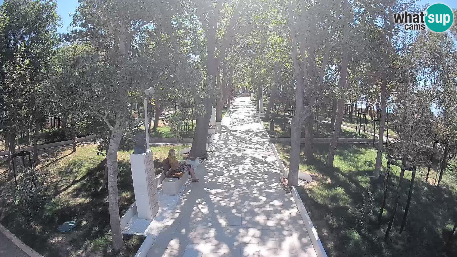 Webcam Schriftstellerpark Senj – Live am Meer