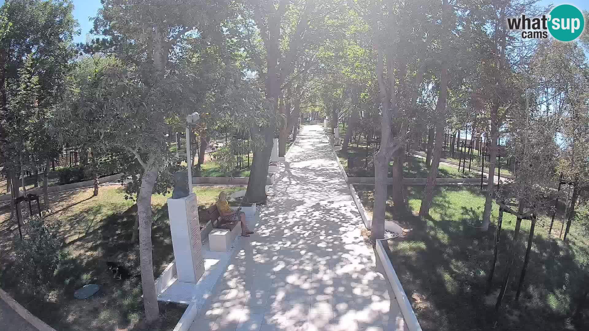 Webcam Schriftstellerpark Senj – Live am Meer