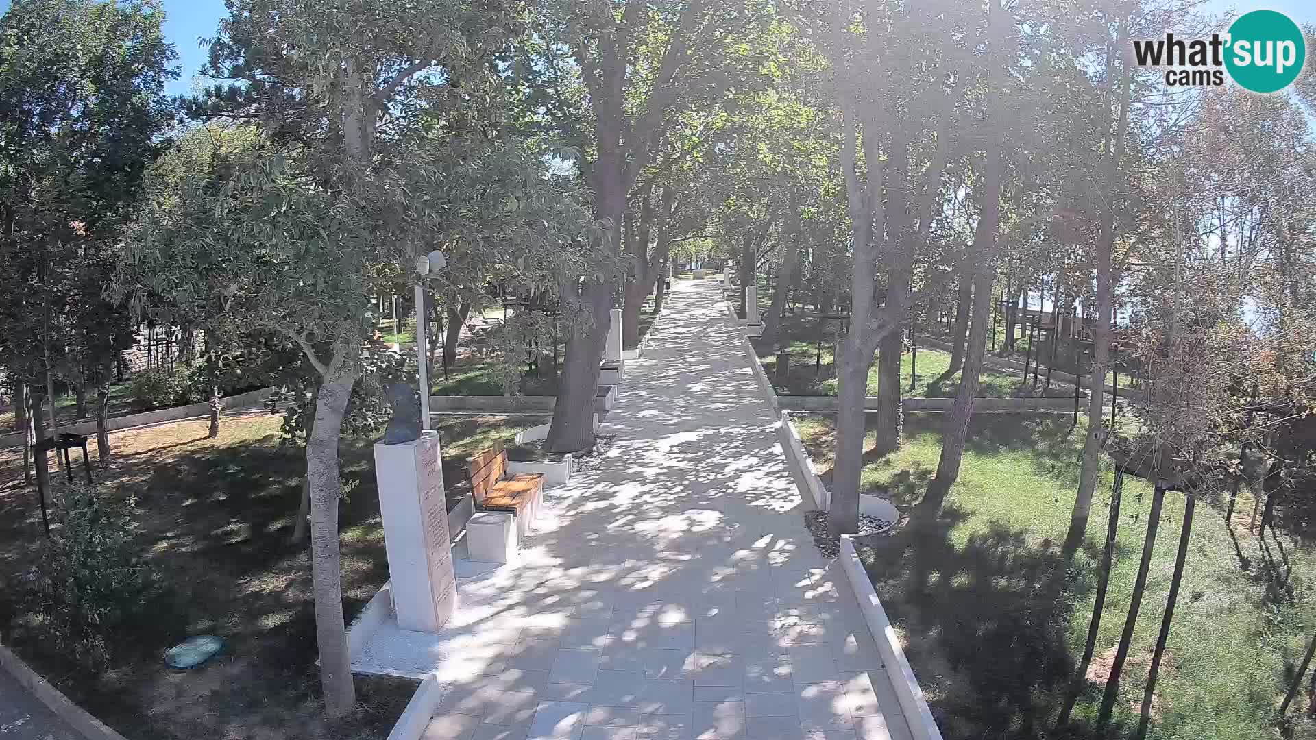 Webcam Schriftstellerpark Senj – Live am Meer