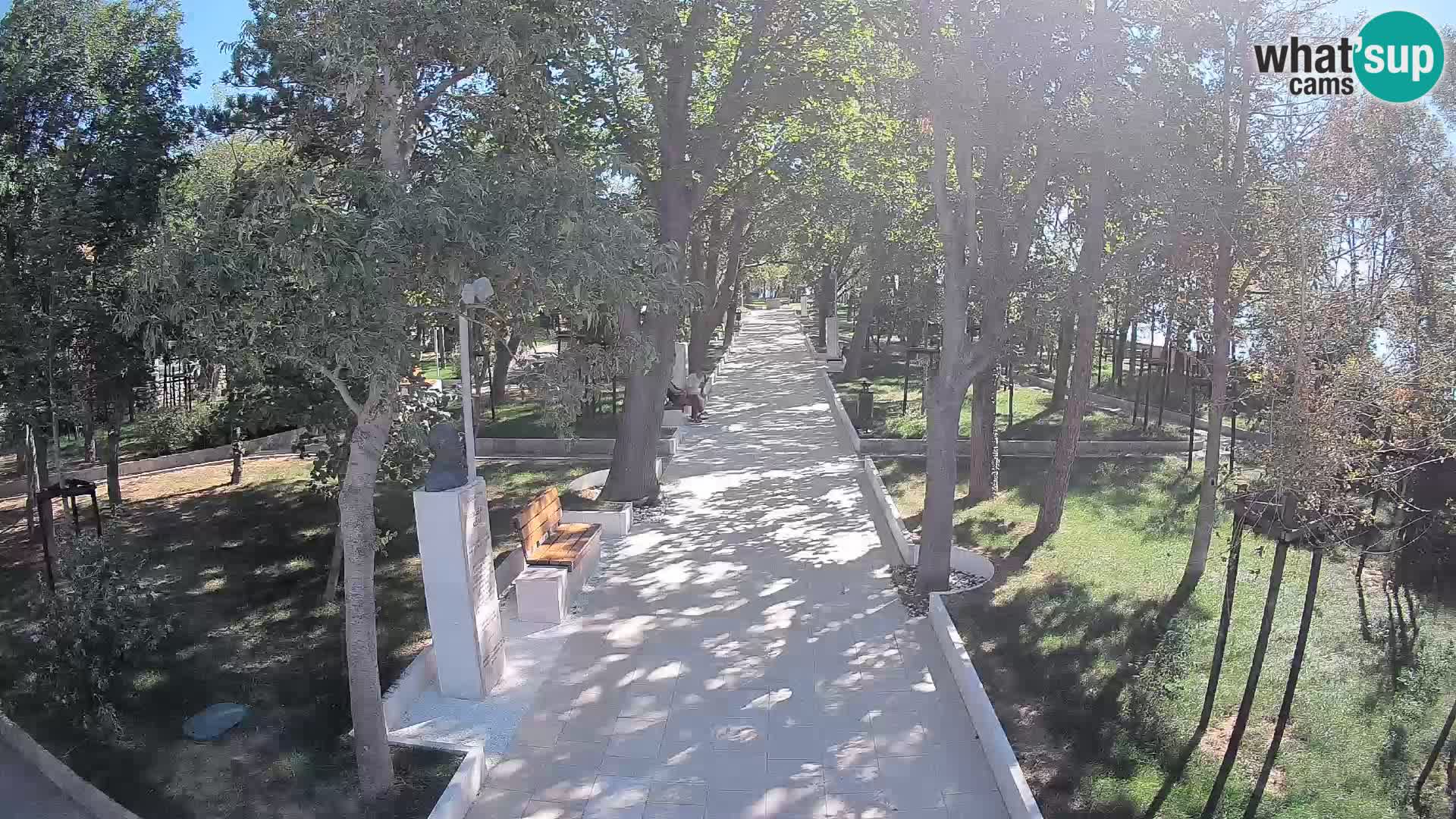 Webcam Schriftstellerpark Senj – Live am Meer