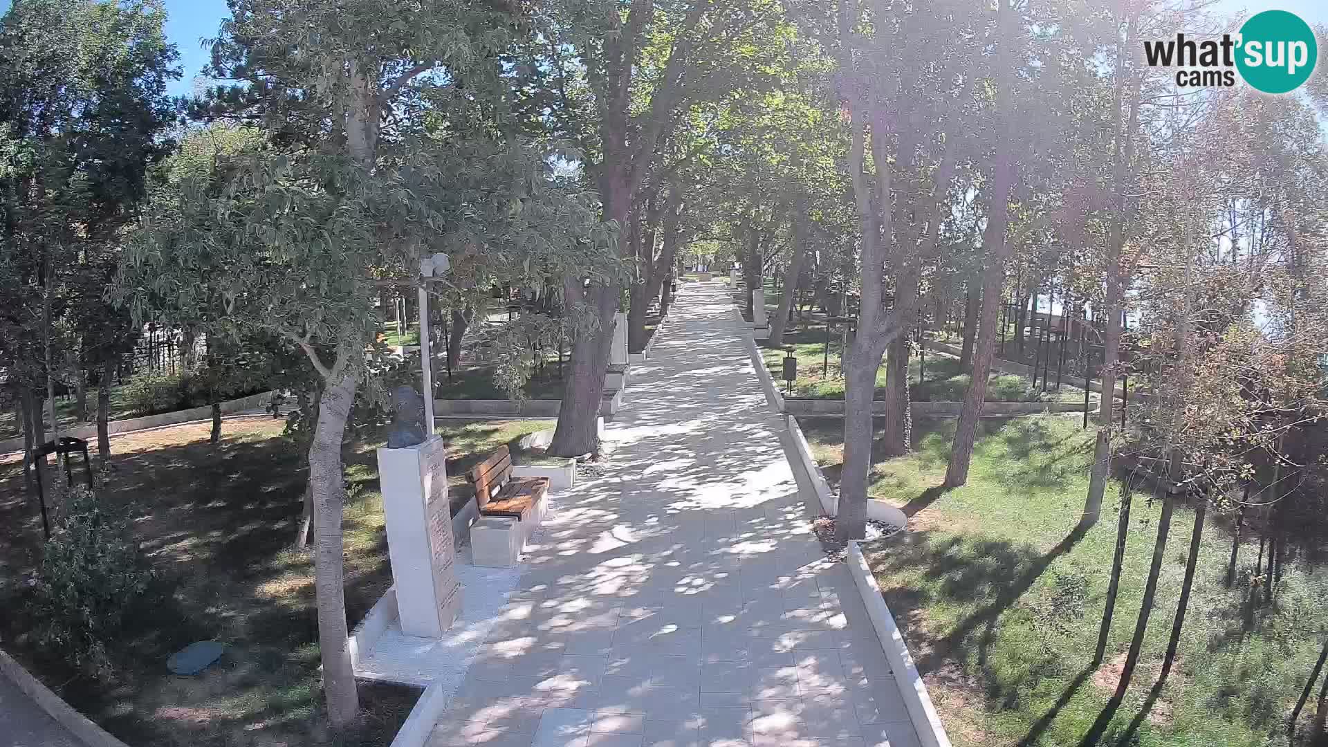 Writers’ Park Webcam Senj – Live by the Sea