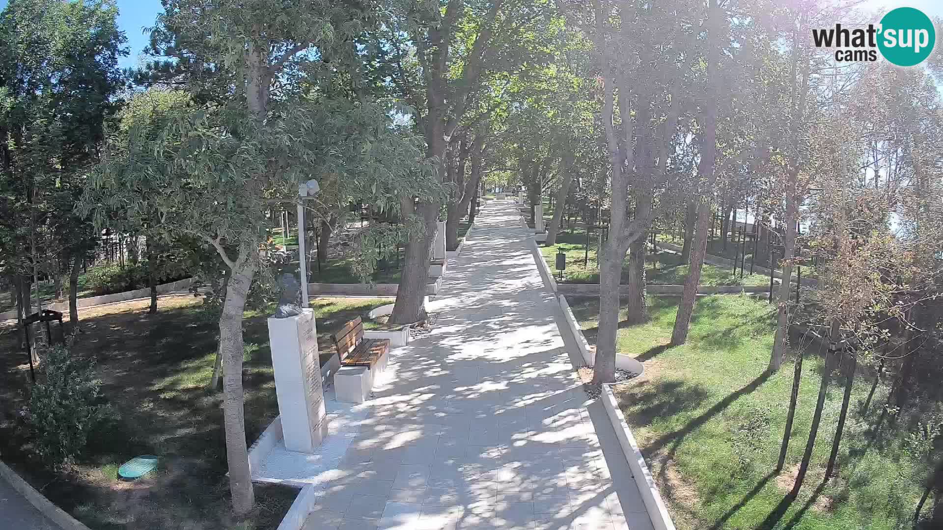 Writers’ Park Webcam Senj – Live by the Sea