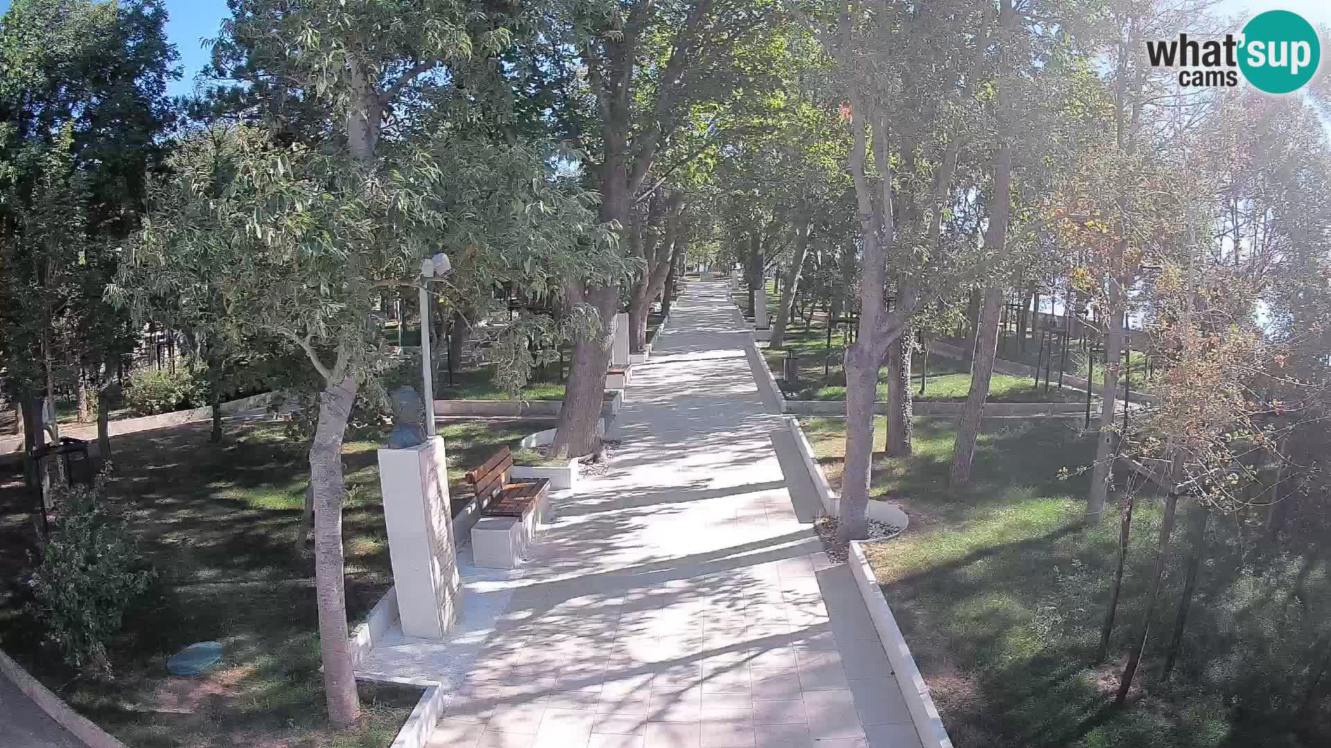 Writers’ Park Webcam Senj – Live by the Sea