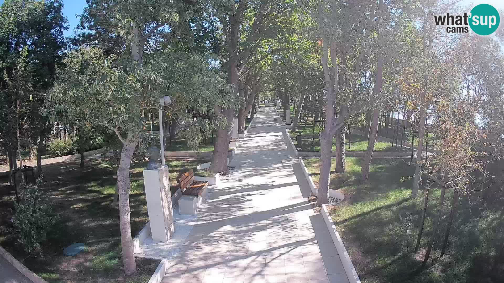 Writers’ Park Webcam Senj – Live by the Sea