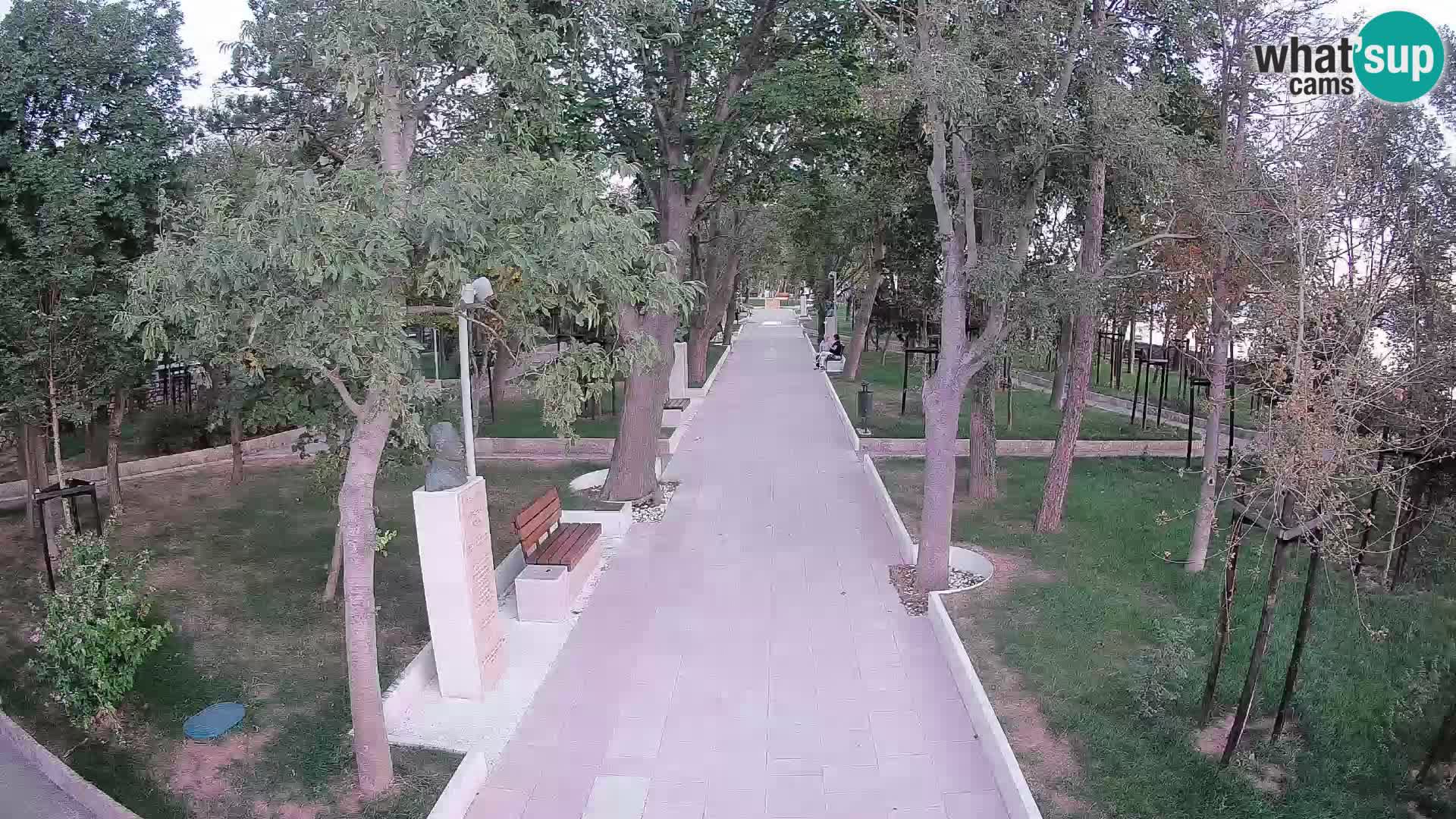 Writers’ Park Webcam Senj – Live by the Sea