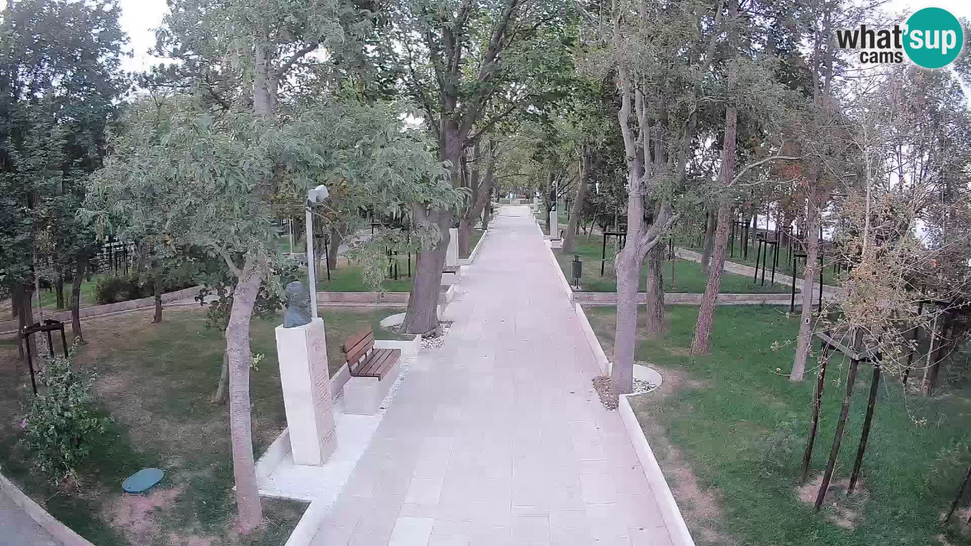 Writers’ Park Webcam Senj – Live by the Sea
