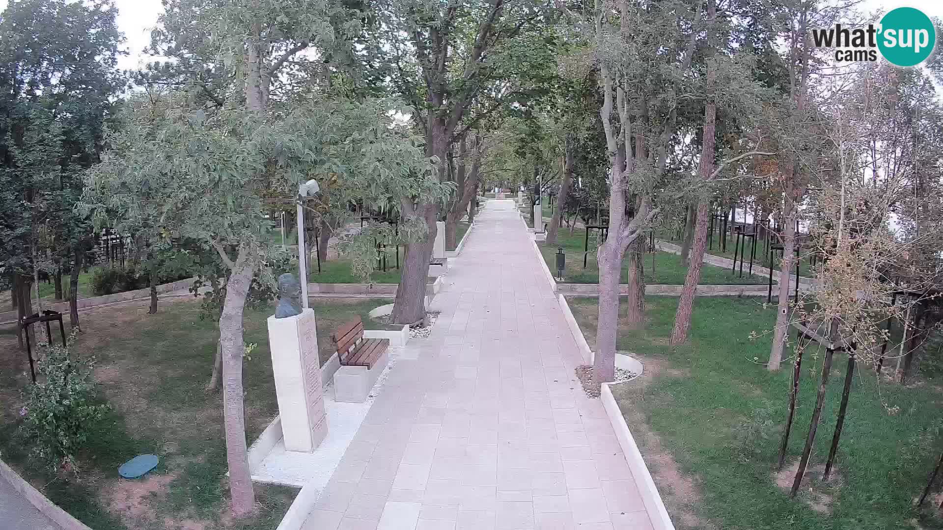 Writers’ Park Webcam Senj – Live by the Sea