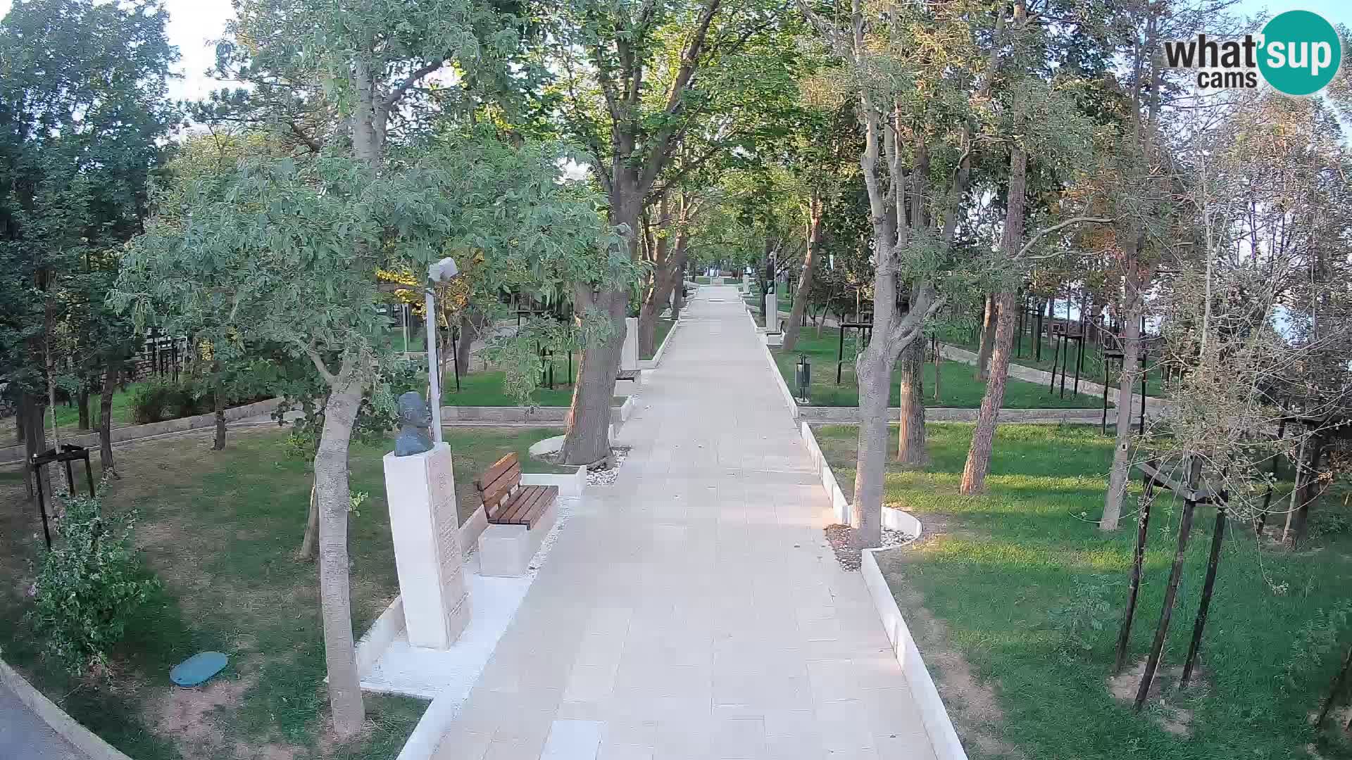 Writers’ Park Webcam Senj – Live by the Sea