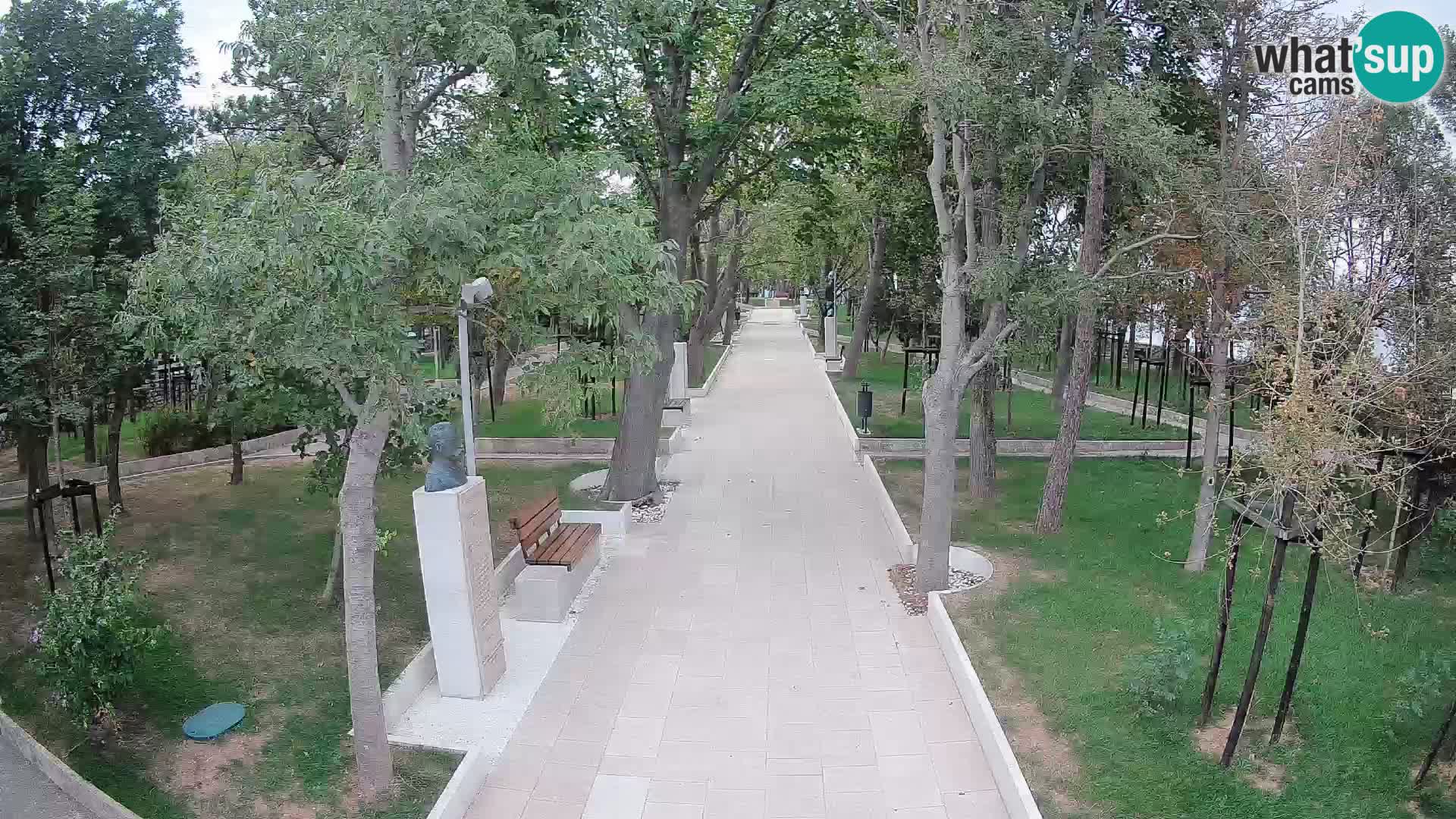 Writers’ Park Webcam Senj – Live by the Sea