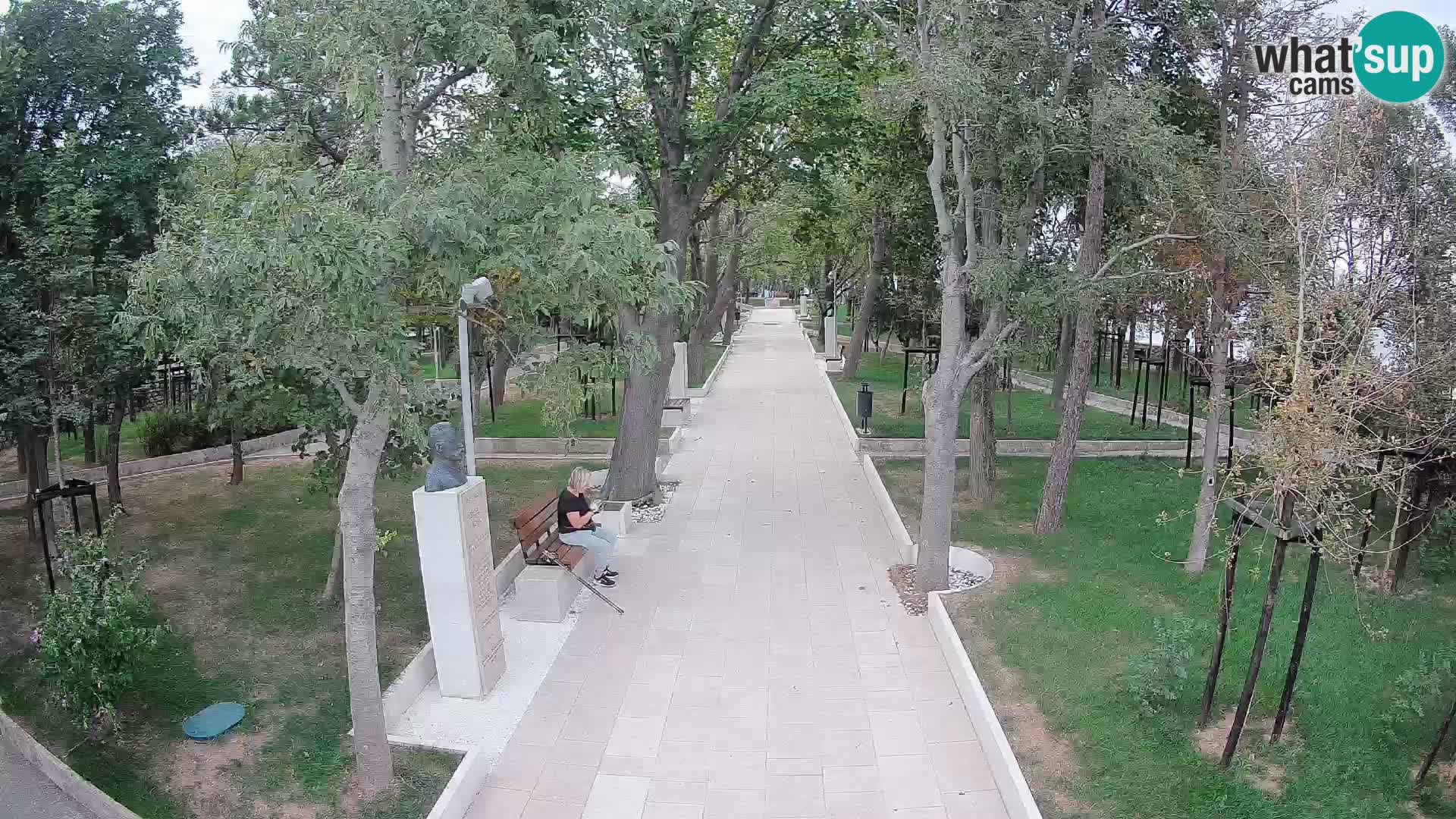Writers’ Park Webcam Senj – Live by the Sea